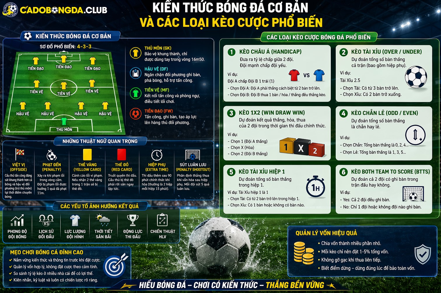 Cần Gì Để Cá Độ Bóng Đá? Hướng Dẫn Đầy Đủ Cho Người Mới 2026